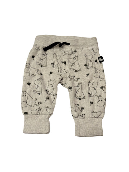 Reima Moomin Gray Jogger Pants 3-6M