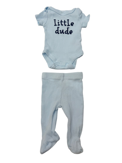 Kyle & Deena Little Dude Footed Set 0-3M