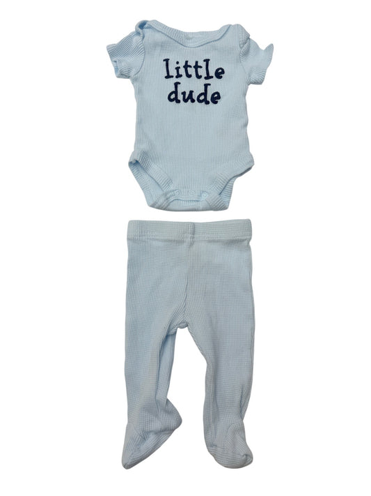 Kyle & Deena Little Dude Footed Set 0-3M