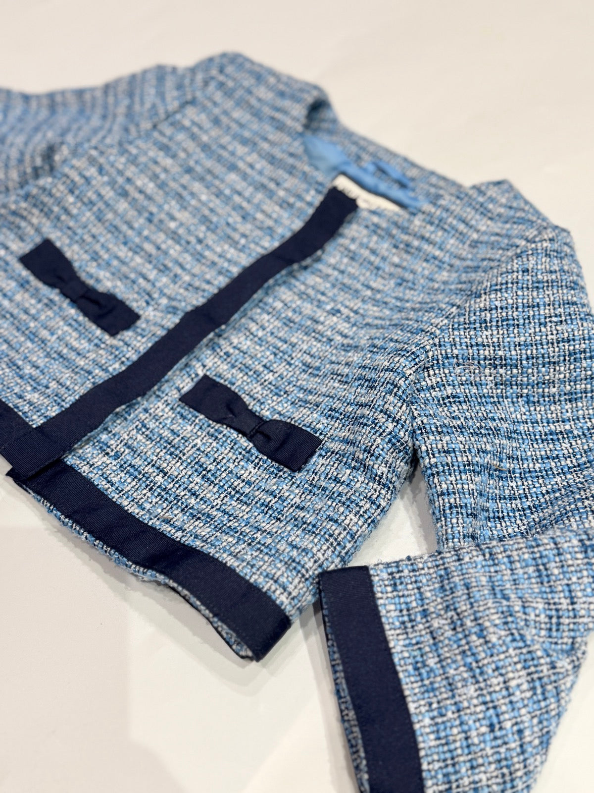 Janie and Jack Blue Tweed Jacket 2T