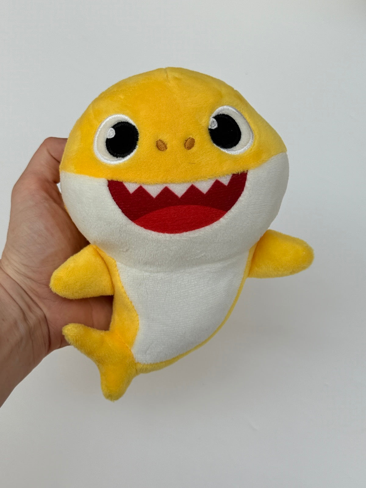 Baby Shark Yellow Plush Stuffed Animal Toy