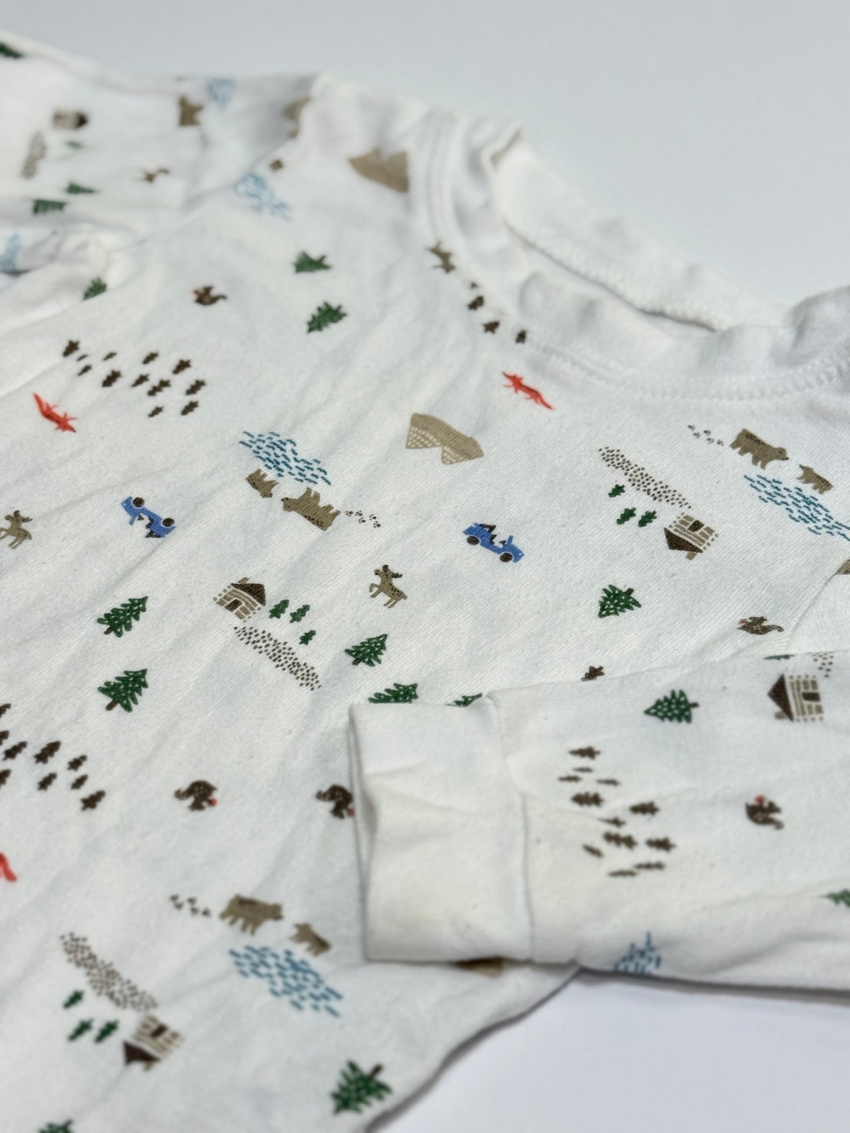 Carter's Woodland Print Long Sleeve Bodysuit 18m