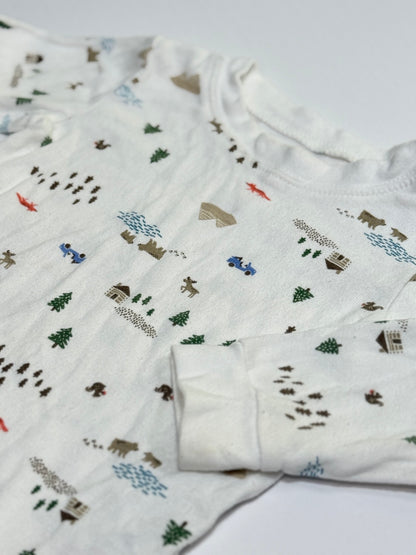 Carter's Woodland Print Long Sleeve Bodysuit 18m