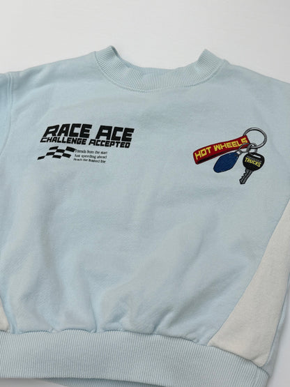 H&M Hot Wheels Race Ace Sweatshirt 4-5Y