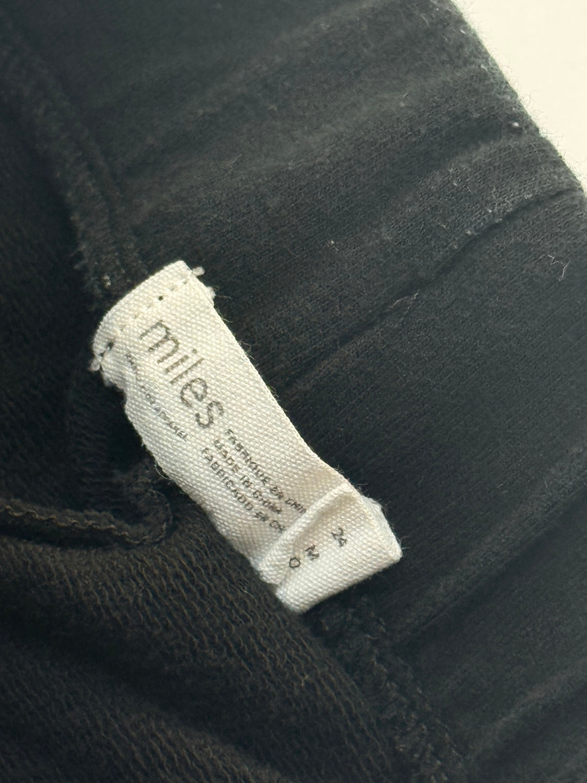 Miles Black Jogger Pants 24m