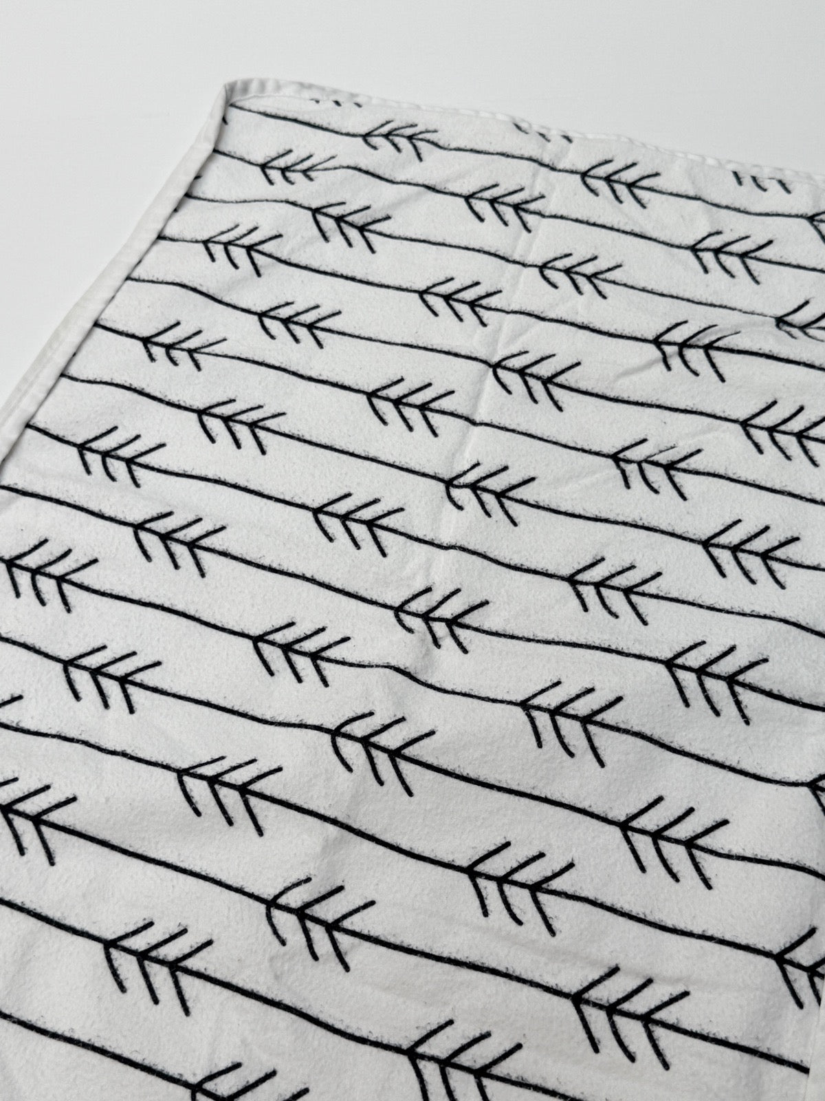 Kushies Arrow Print Flannel Baby Blanket