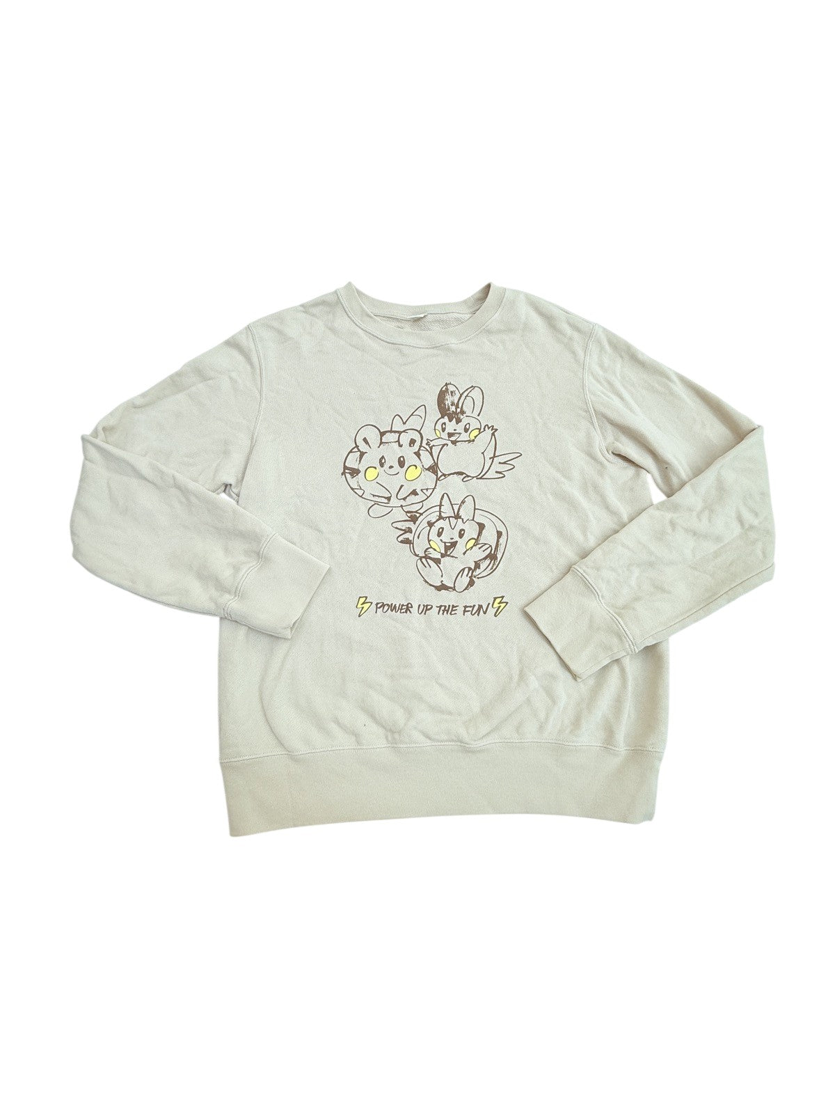Uniqlo UT Pokemon Power Up Sweatshirt Size 13