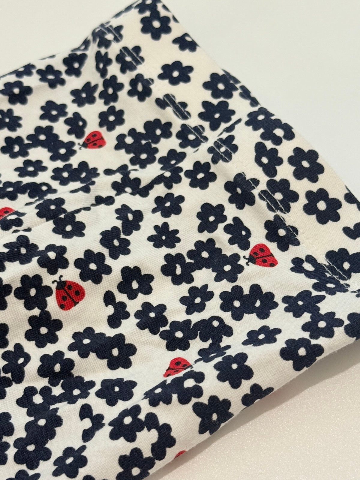 Joe Fresh Floral Ladybug Leggings 3-6M