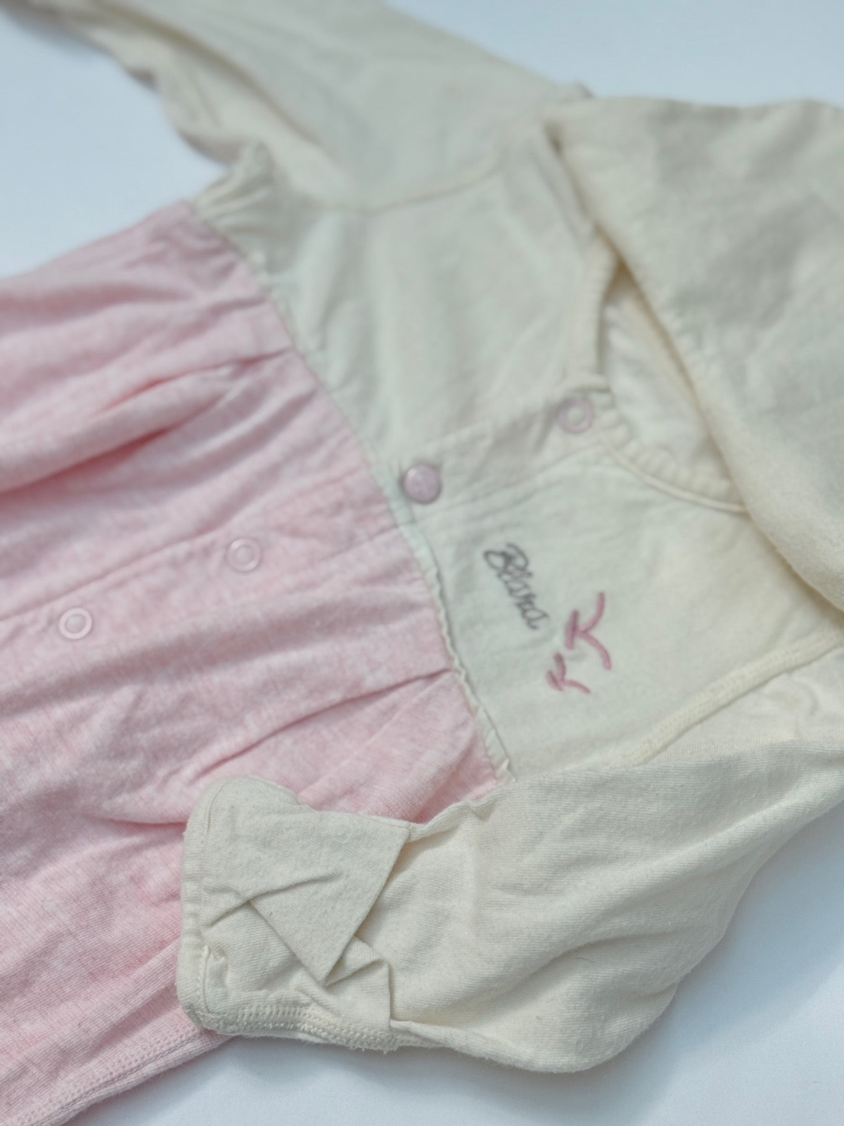 Blara Organic House Pink Romper 1-3M