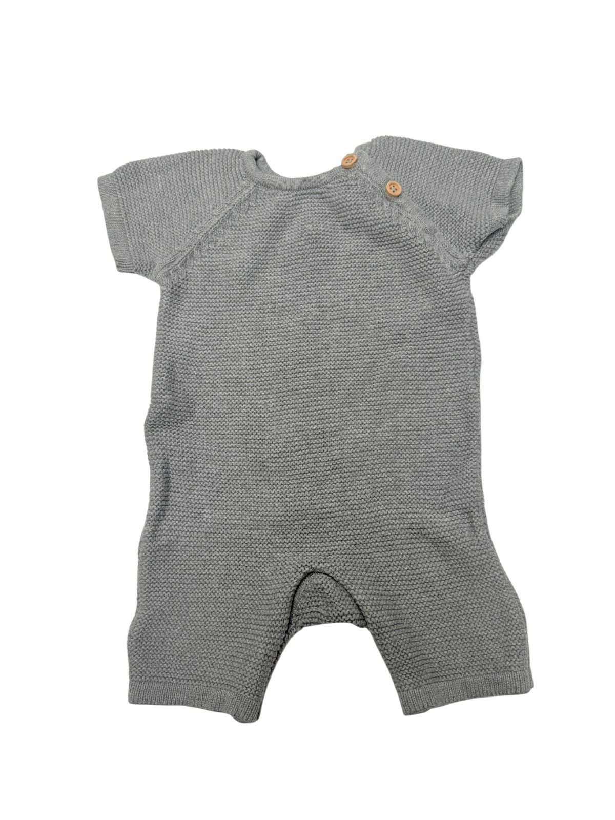 Indaba Gray Knit Romper 6-12 Months