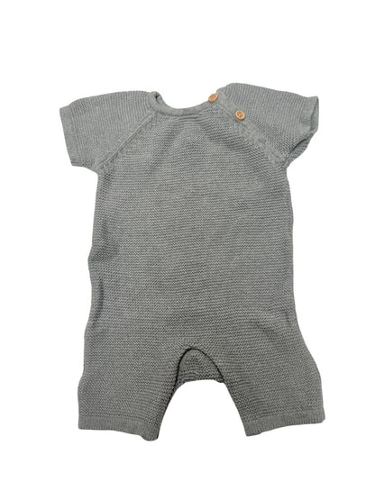 Indaba Gray Knit Romper 6-12 Months