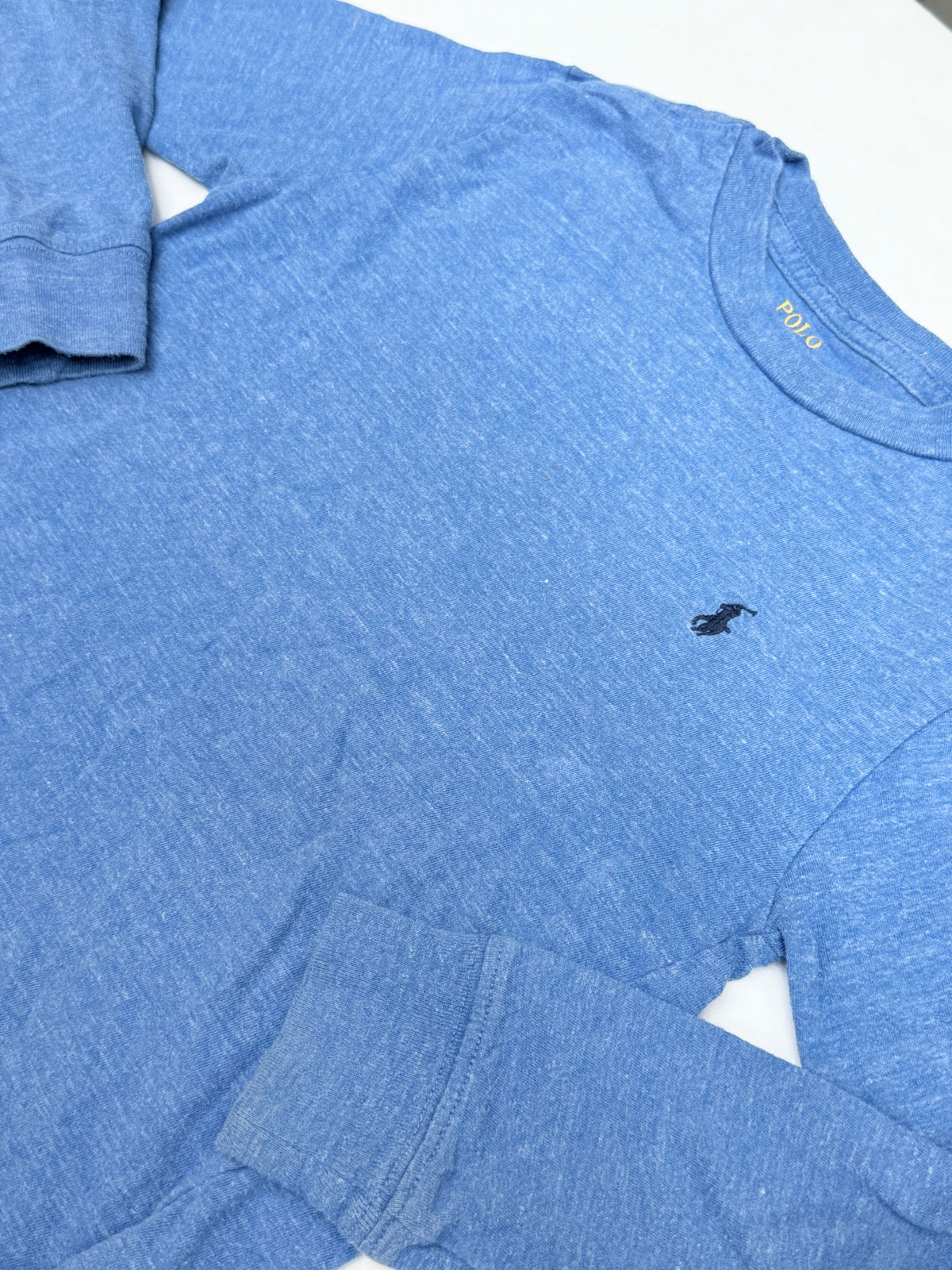 Polo Ralph Lauren Blue Long Sleeve Tee Size 5