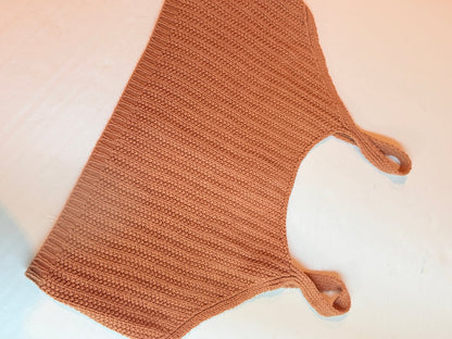 Zara Rust Knit Cami Crop Top Size 13-14