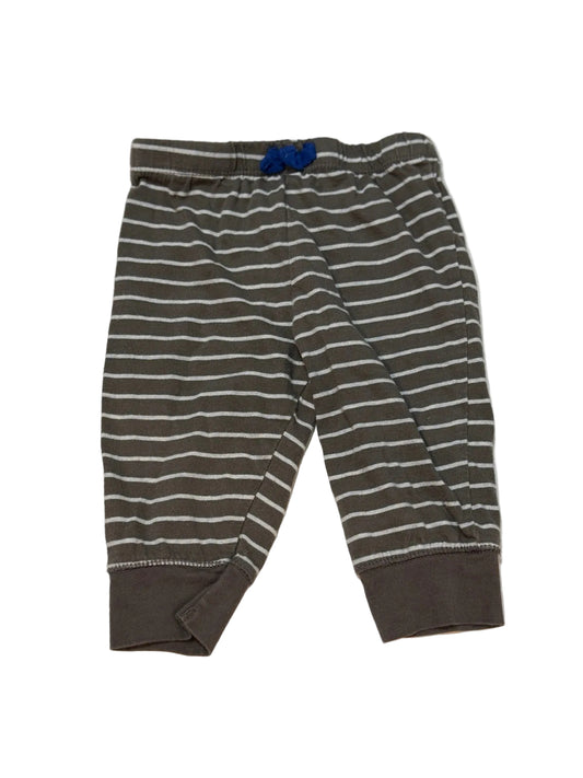Carter's Gray Stripe Jogger Pants 6M