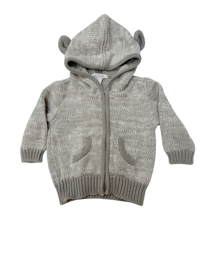 Restoration Hardware Baby Bear Hoodie Sweater 6-12M
