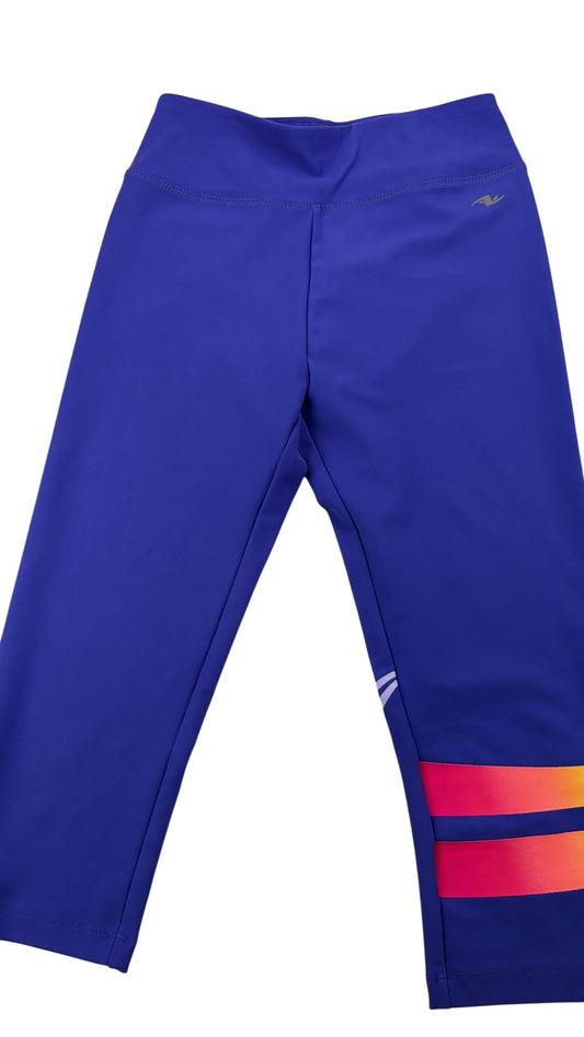 Athletic Works Blue Capri Leggings 10-12
