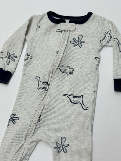 Carter's Dinosaur Print Footed Sleeper 12M