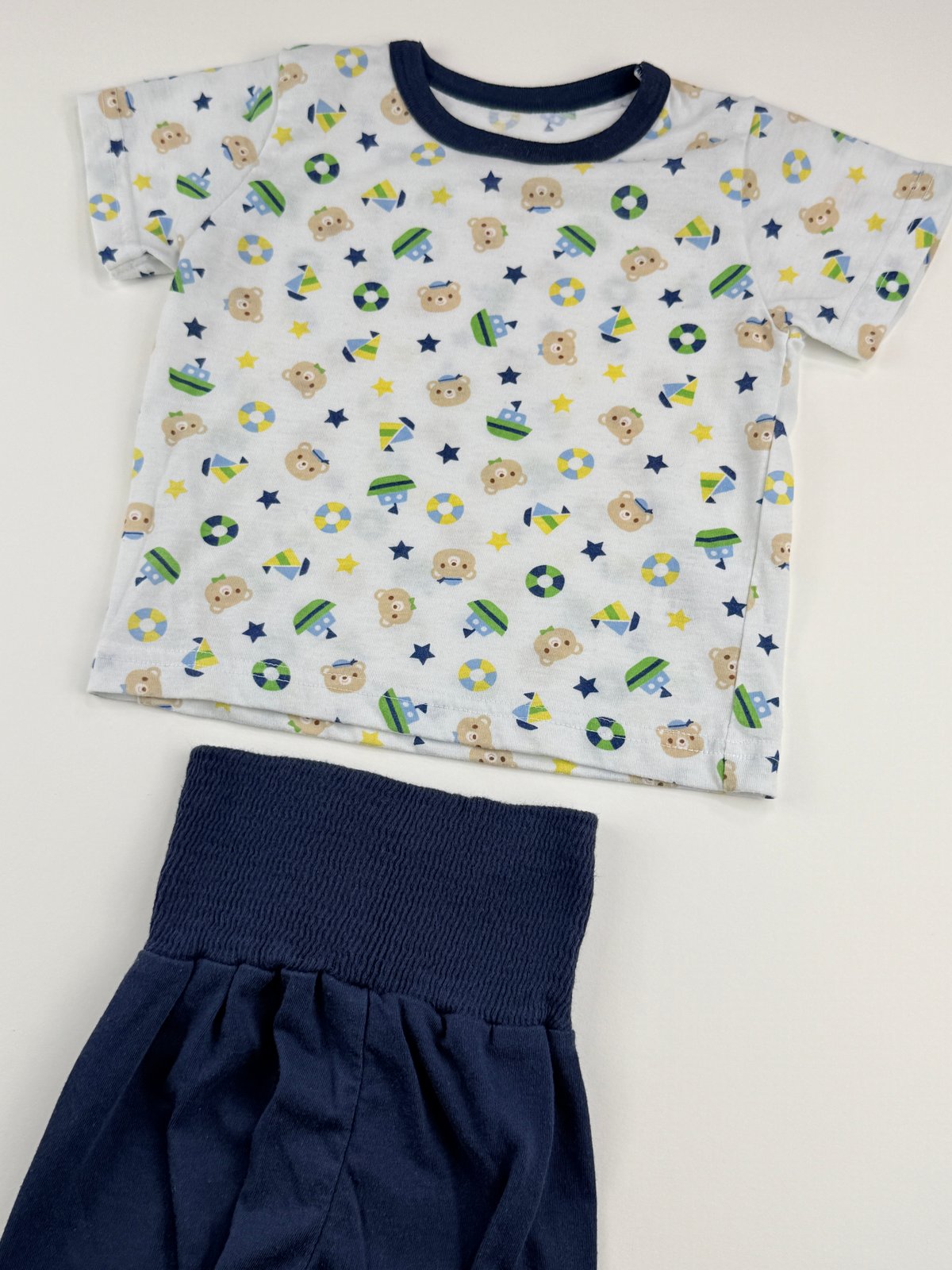 Bear Nautical Print Set 12-18M