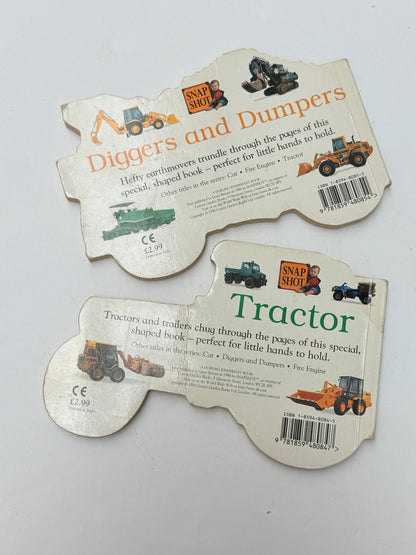 2 Snapshot Shaped Board Books Bundle