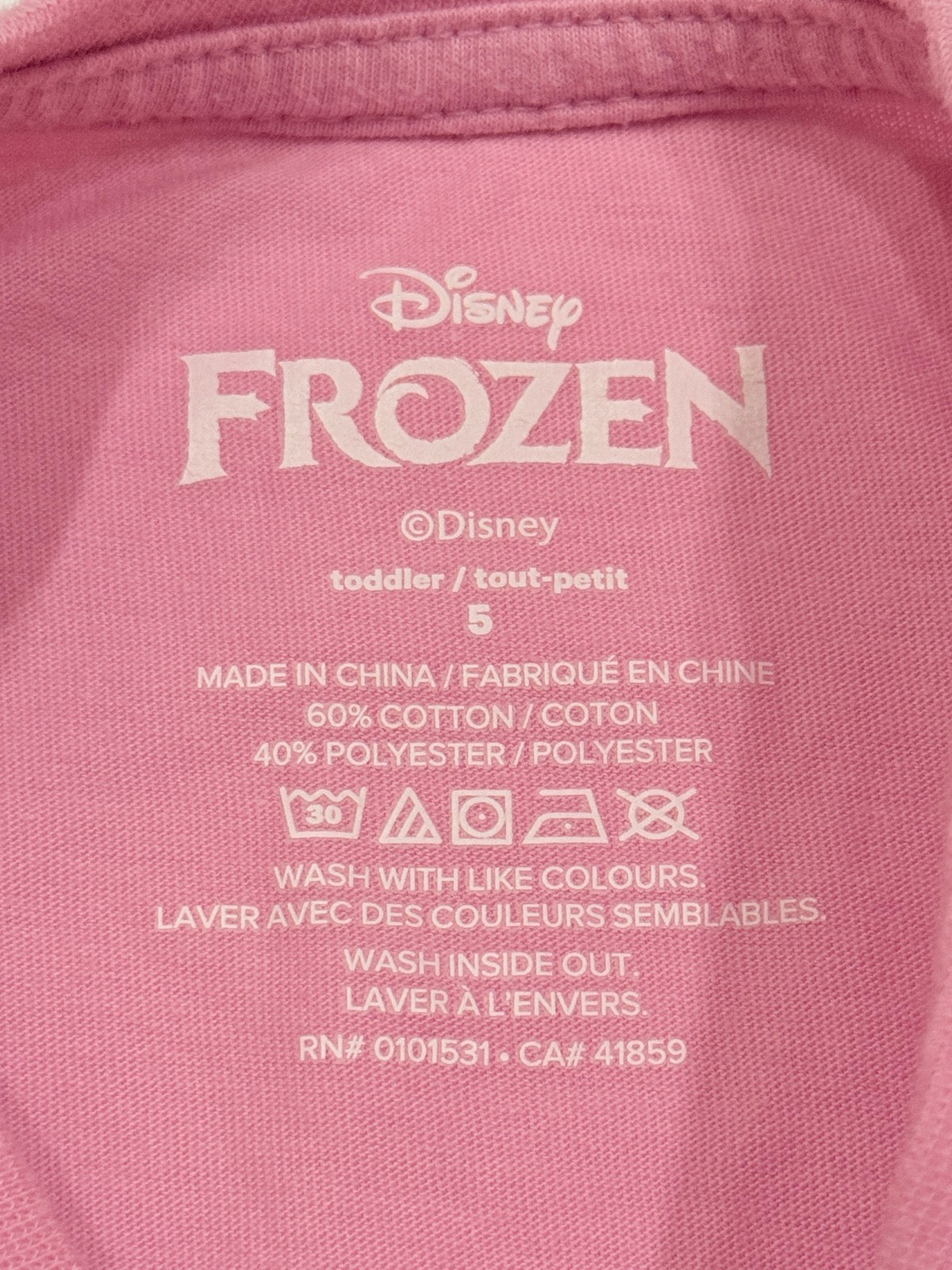 Disney Frozen Elsa Flutter Sleeve T-Shirt 5T