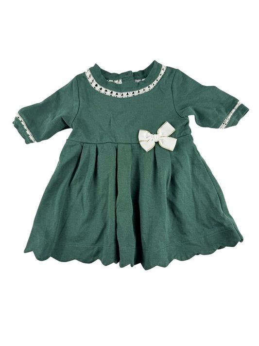 Tahari Green Bow Dress Size 3T