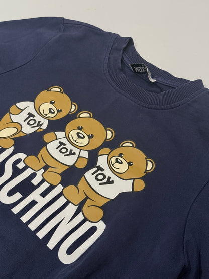 Moschino Teen Triple Toy Bear Sweatshirt 10Y