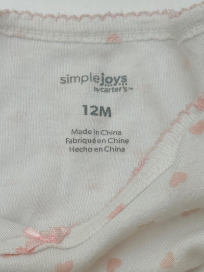 Simple Joys by Carter's Heart Bodysuit 12M