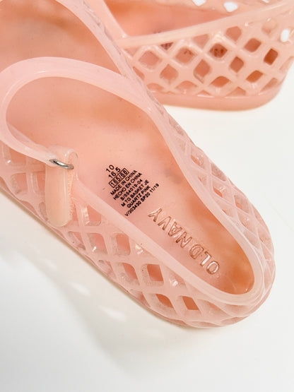 Old Navy Basket Jelly Mary Jane Size 10