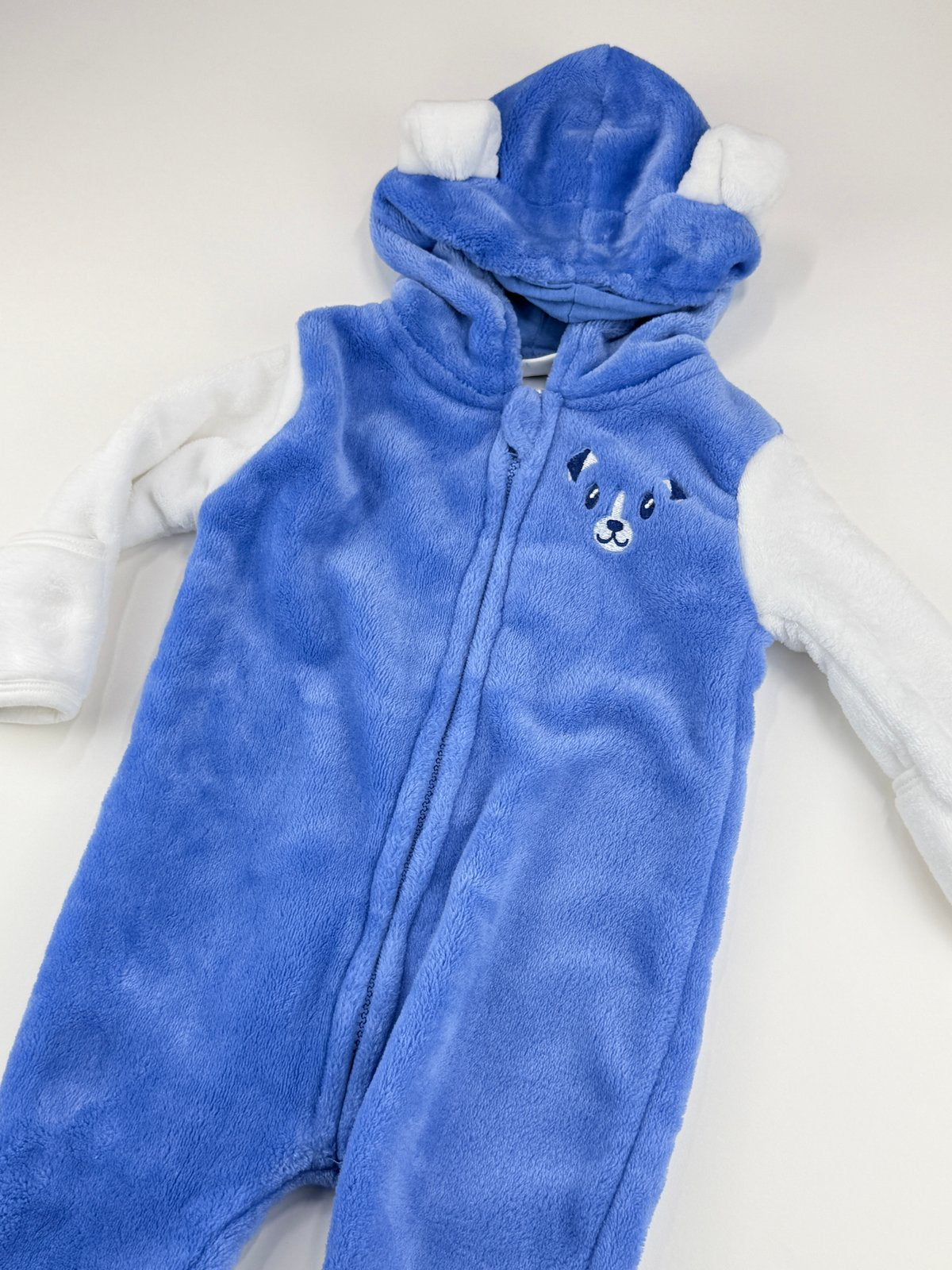 Mick Mack Ltd Blue Fleece Sleeper 6/9M