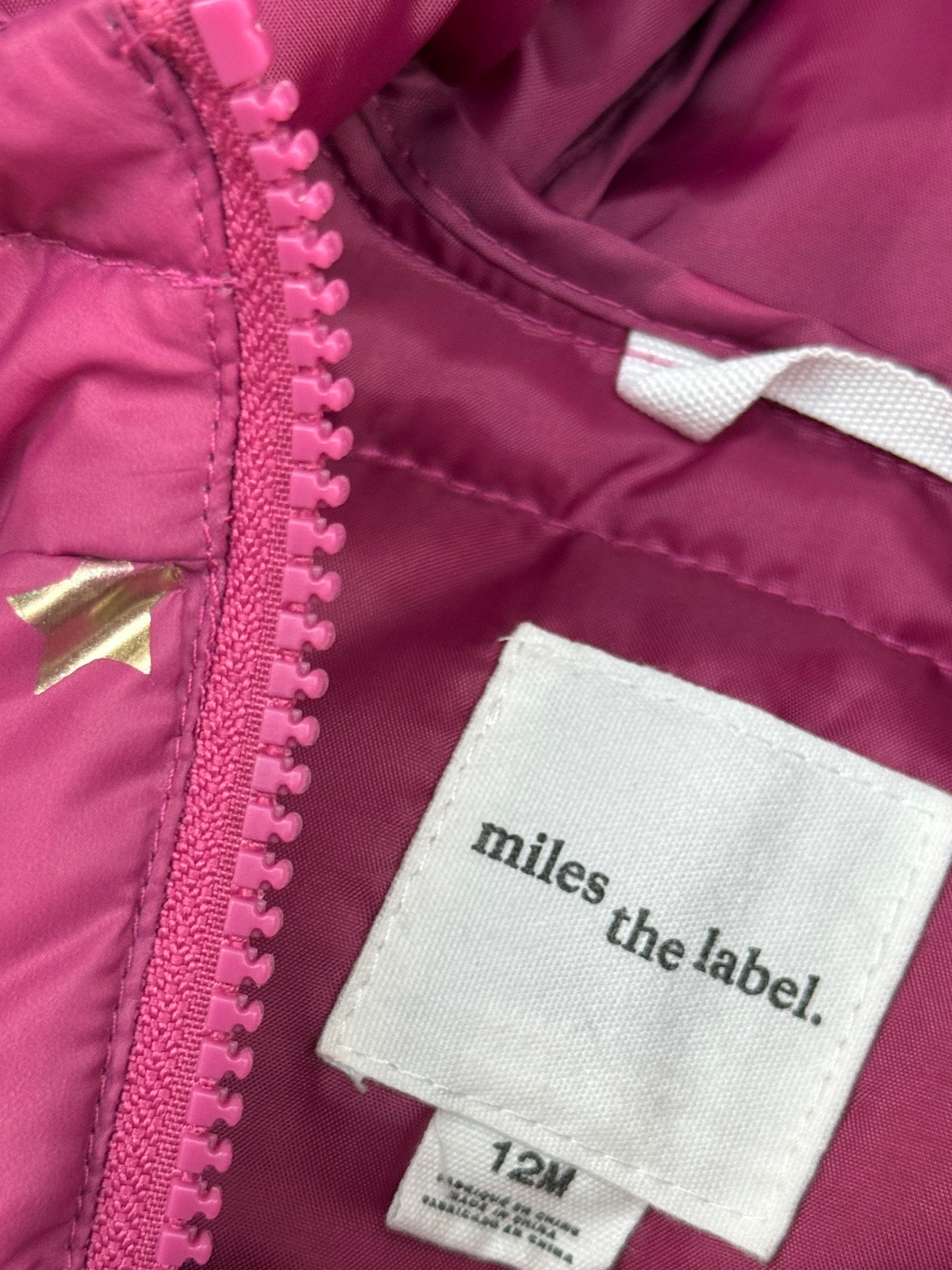 Miles The Label Star Puffer Jacket 12M