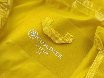Cloudveil Yellow Hooded Snowsuit Size 2T