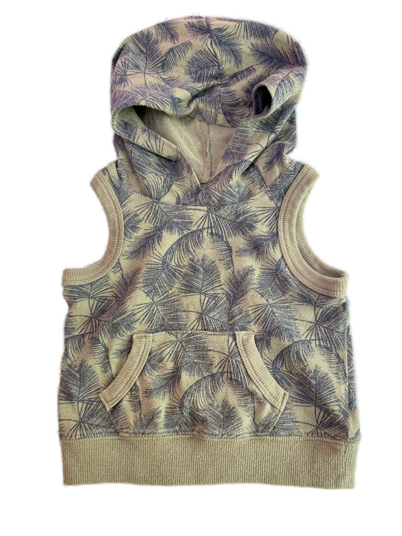 George Tropical Leaf Hooded Tank 3-6M