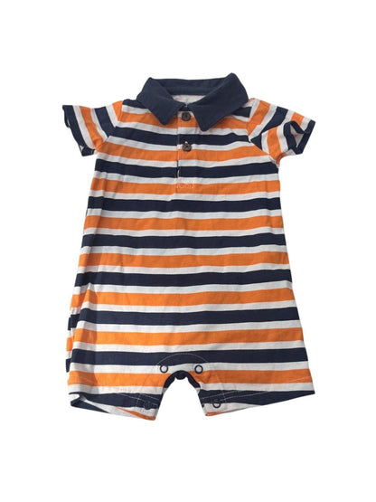 Simple Joys by Carter's Striped Polo Bodysuit 3-6M