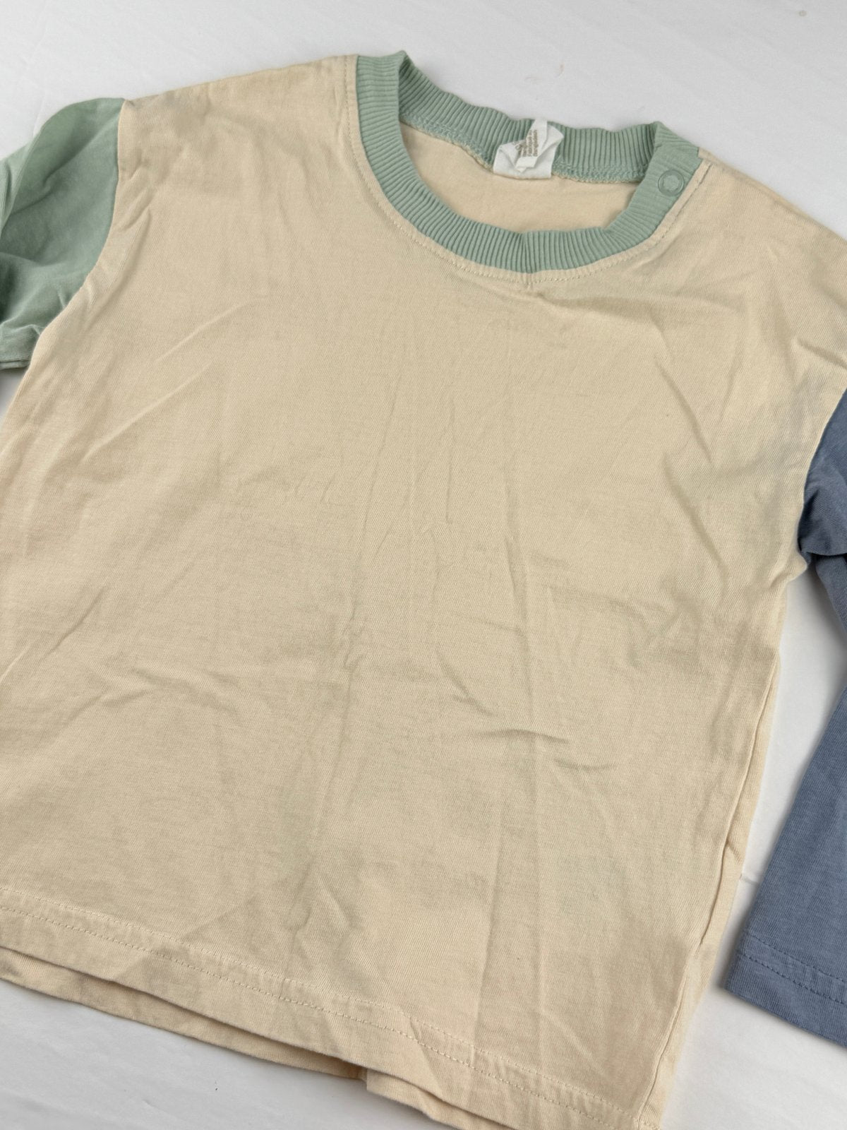 H&M Color Block Long Sleeve T-Shirt 2T