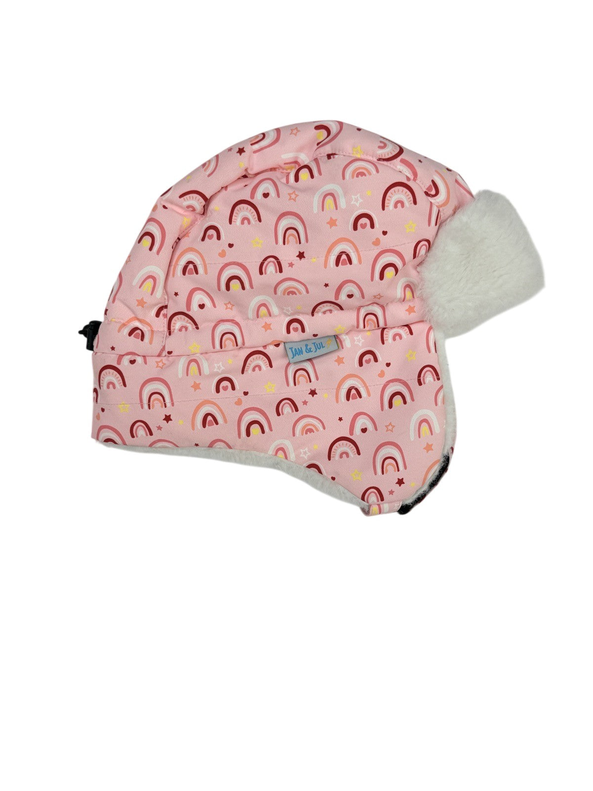 Jan & Jul Rainbow Trapper Hat Girls 2t
