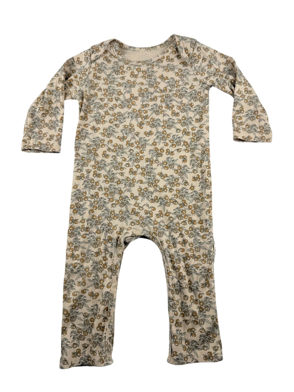BEITAOYA Orange Print Romper 12-18M