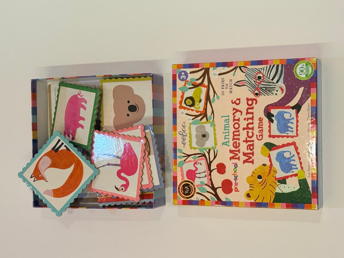eeBoo Animal Memory & Matching Game