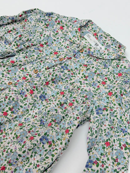 Zara Baby Floral Button Blouse 12-18m