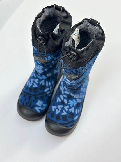 Kuoma Blue Patterned Winter Snow Boots Size 31
