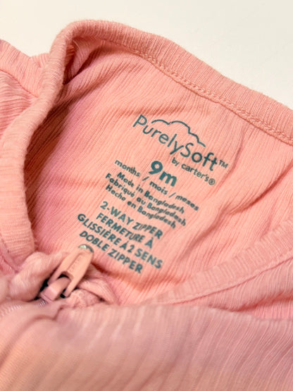 PurelySoft by Carter’s ribbed zip sleeper – 9 months