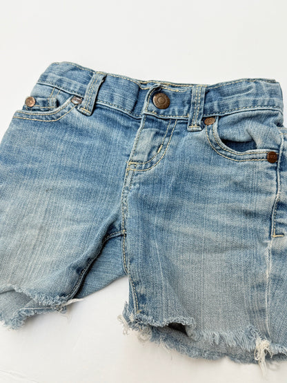 Peek Dungarees Distressed Denim Cutoff Shorts 3T