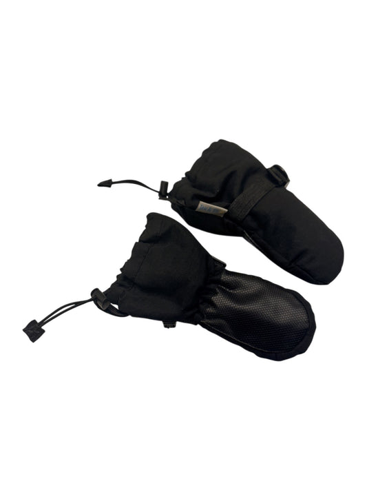 Jan & Jul Black Thinsulate Waterproof Mittens XS 0-2Y