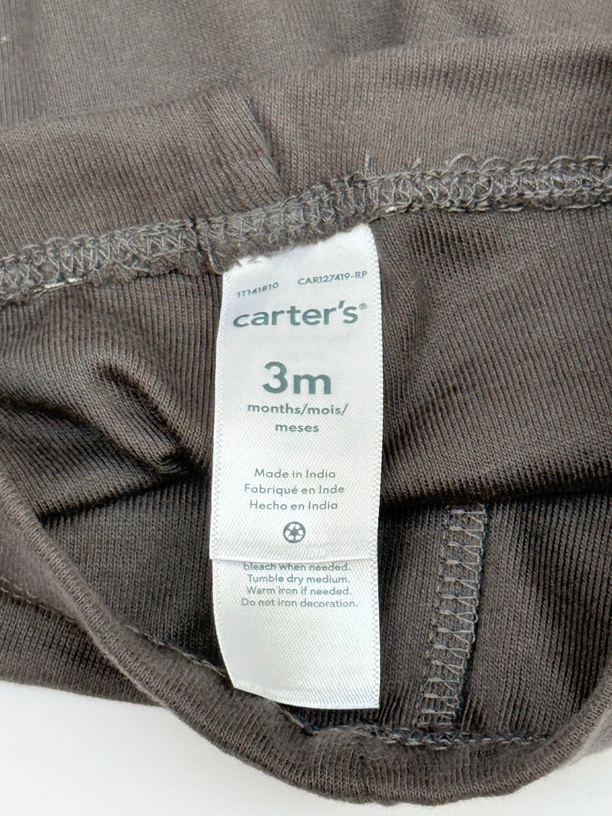 Carter's Gray Leggings Size 3M