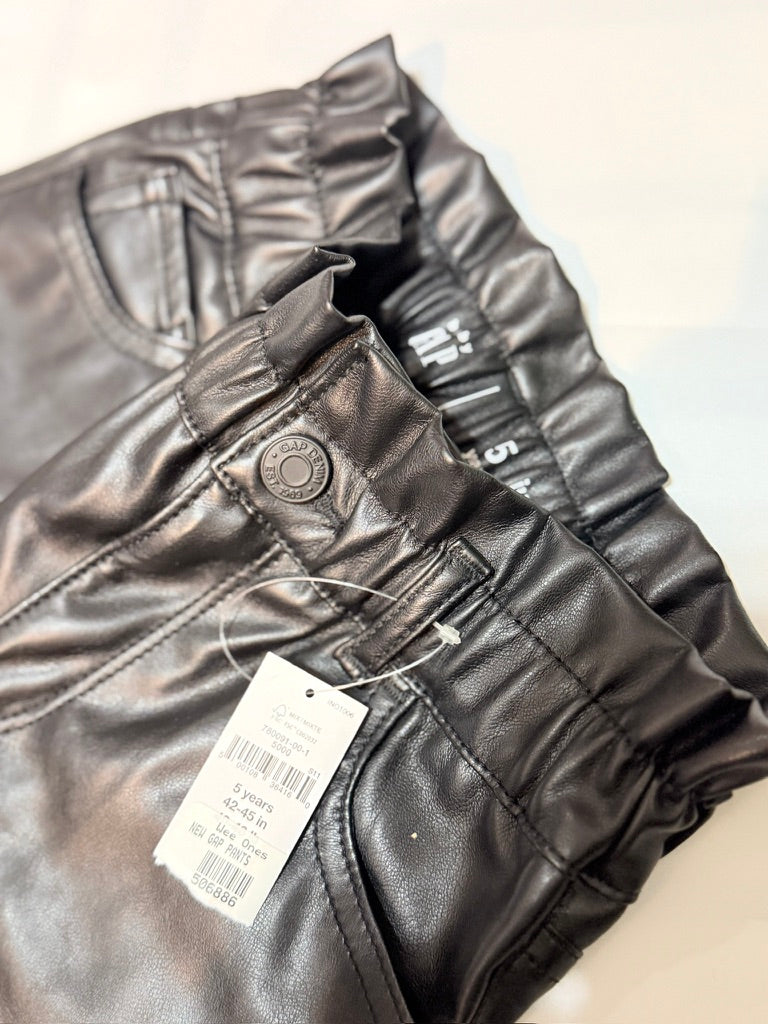 Faux Leather Pants 5T