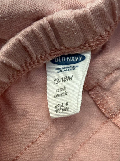 Old Navy Pink Ruffle Leggings 12-18M