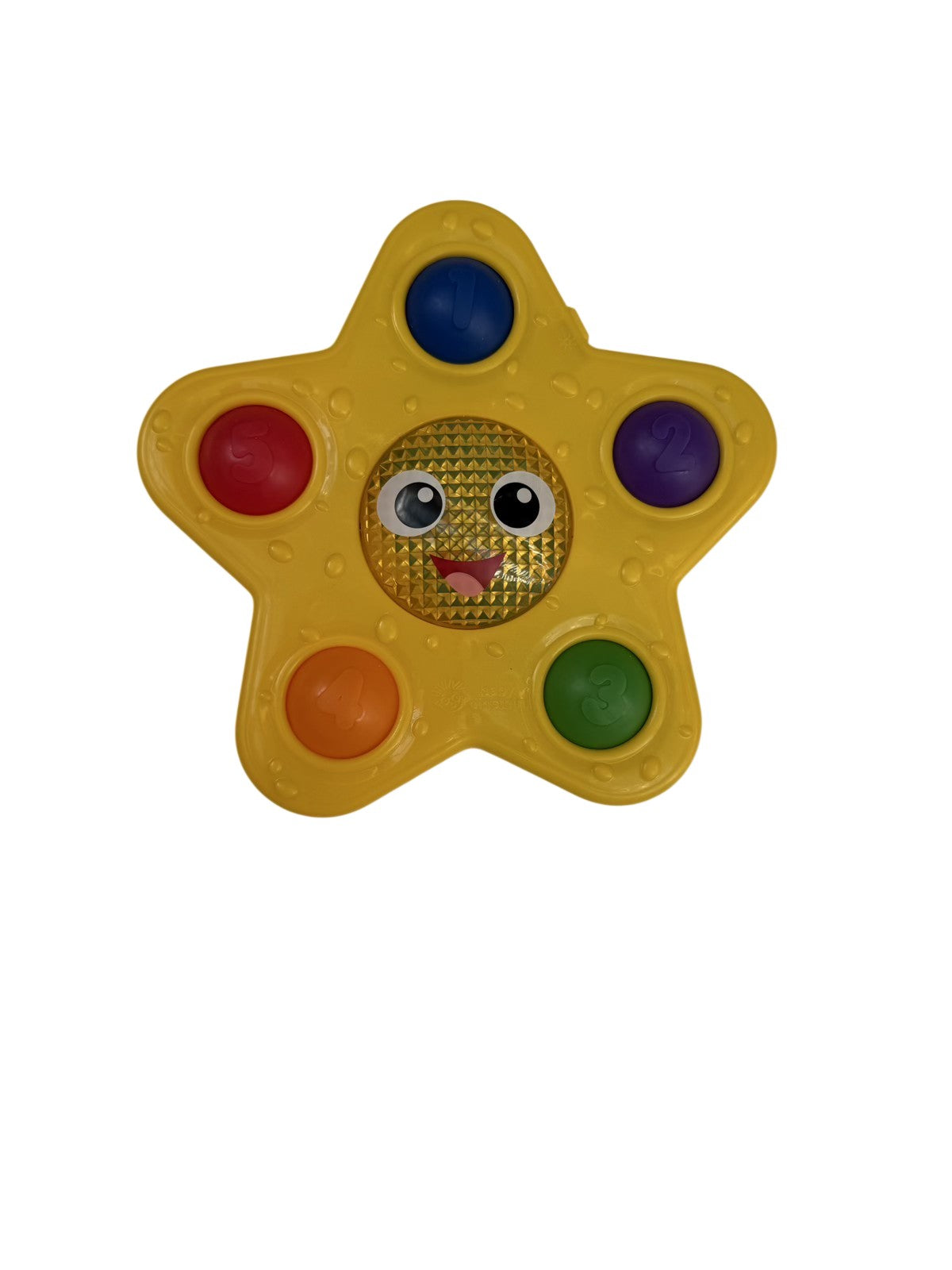Star Shape Press Button Baby Toy