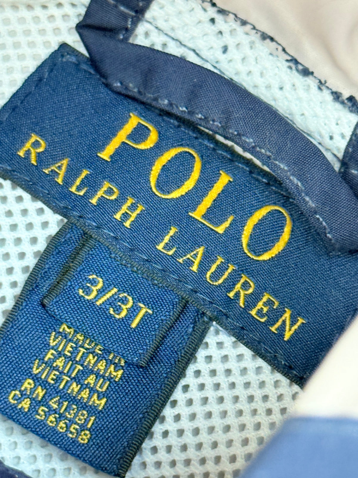 Polo Ralph Lauren Navy Hooded Jacket 3T