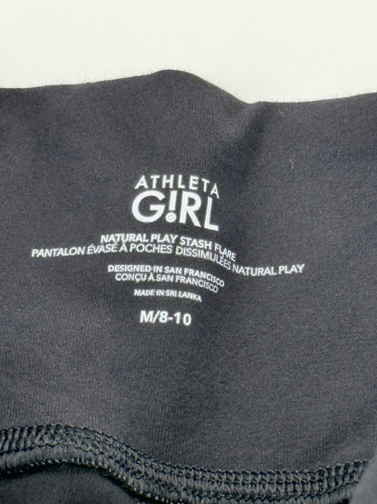 NWT - Athleta Girl Natural Play Stash Flare Pants M/8-10 8-10