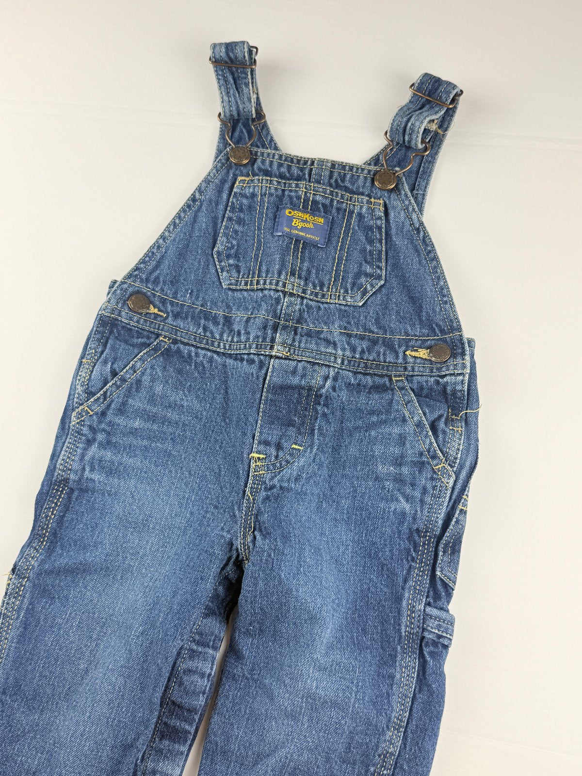 OshKosh B'gosh Denim Overalls 12M