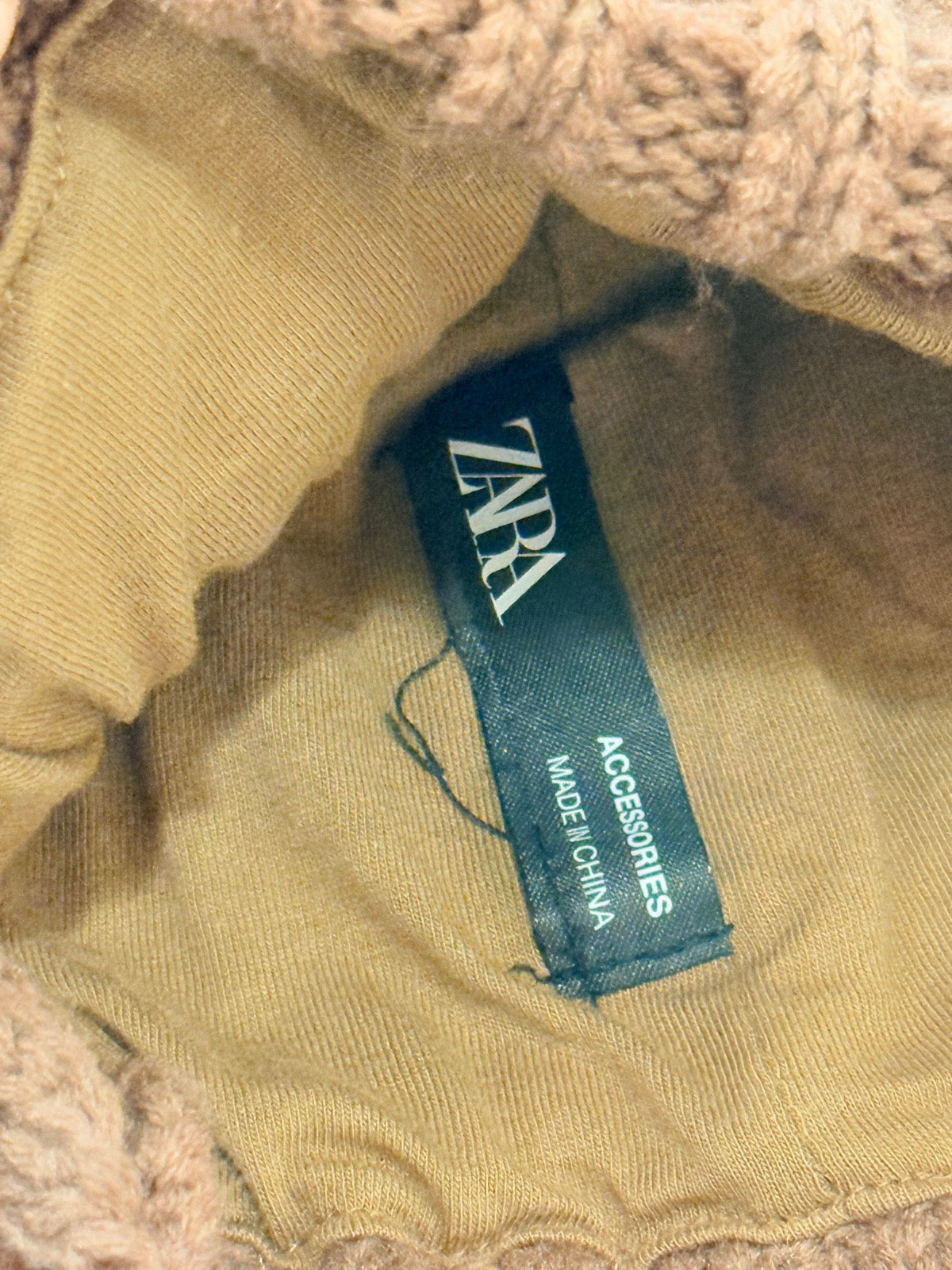 Zara Fox Pom Pom Knit Hat 1-3Y